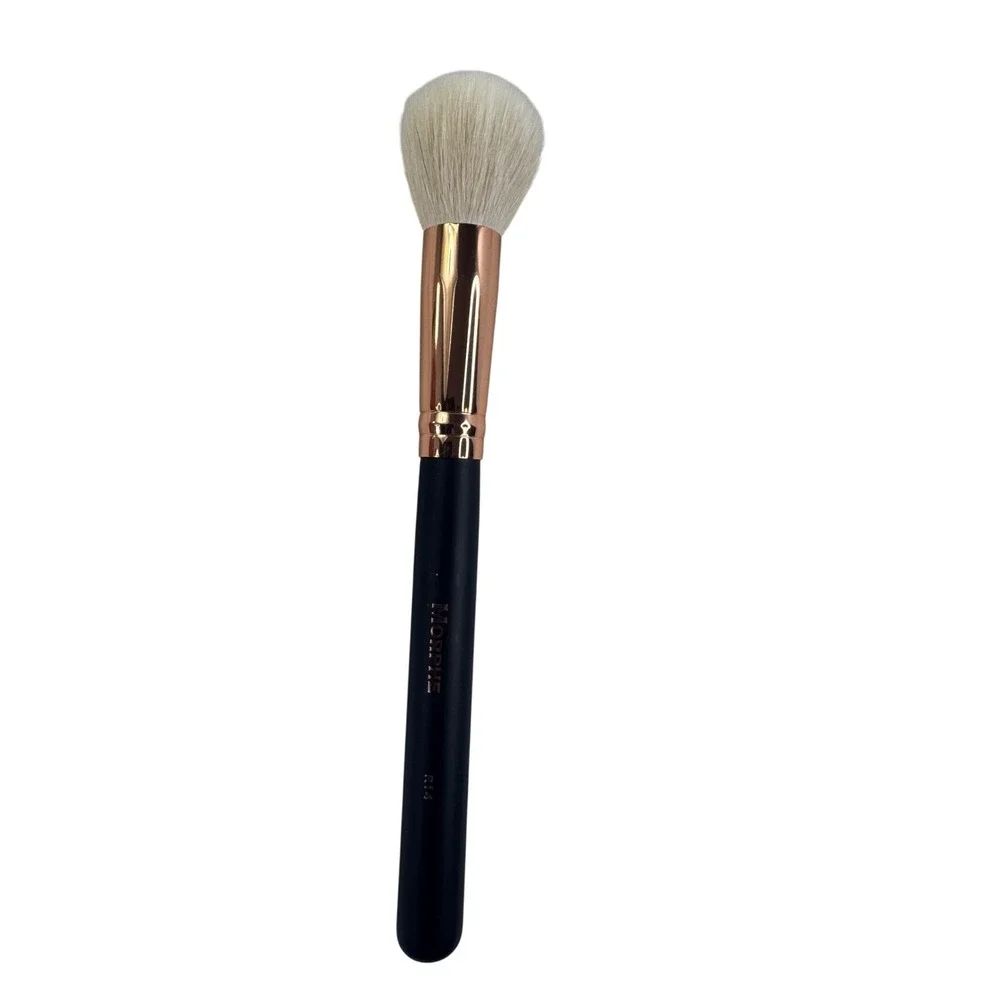 Morphe R14 Round Contour Brush Rose Gold Collection Black Handle 7 Inch
